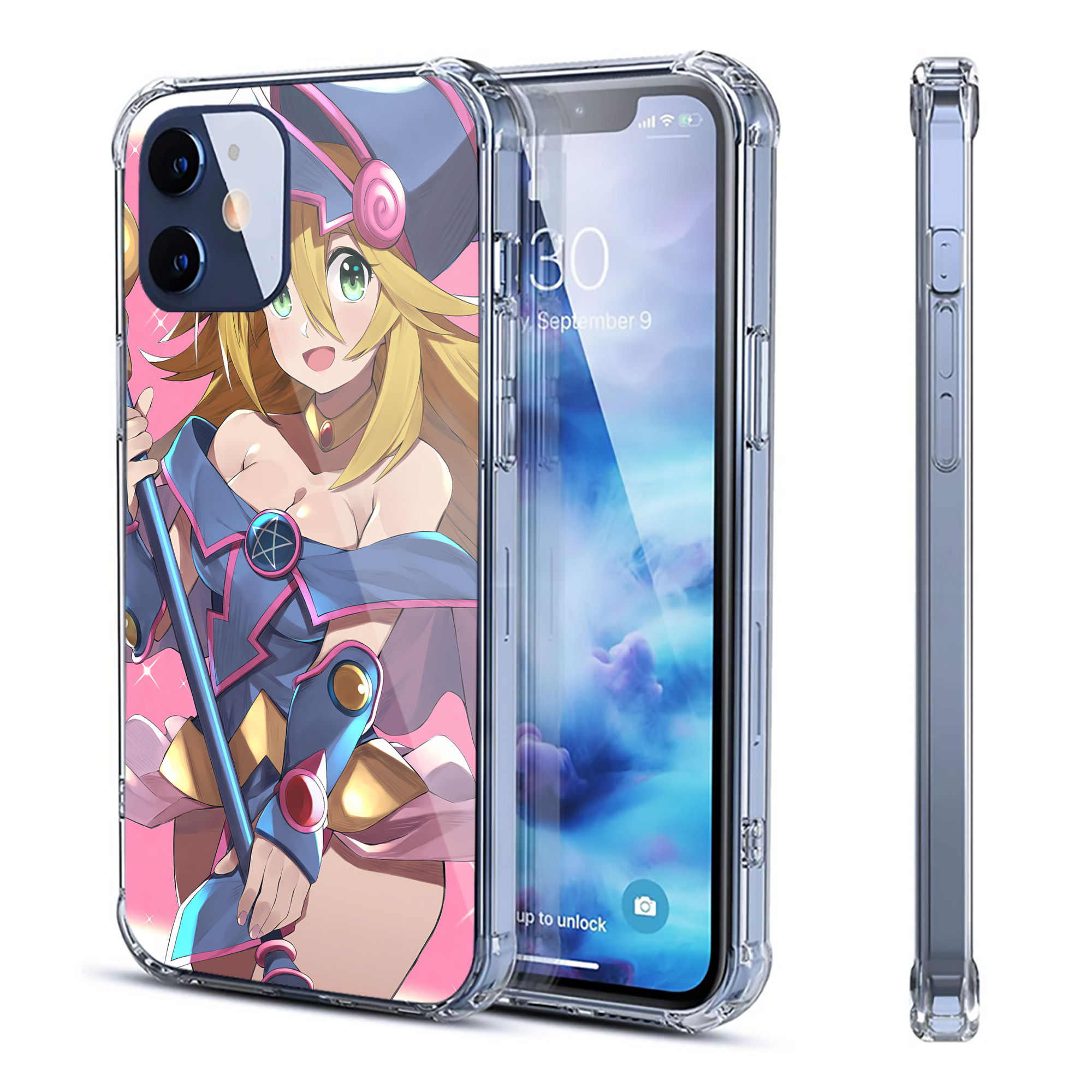 （画像用） 遊☆戯☆王 Yu-Gi-Oh! 【iPhone 12シリーズ対応】透明スマホケース（クリアソフトケース）